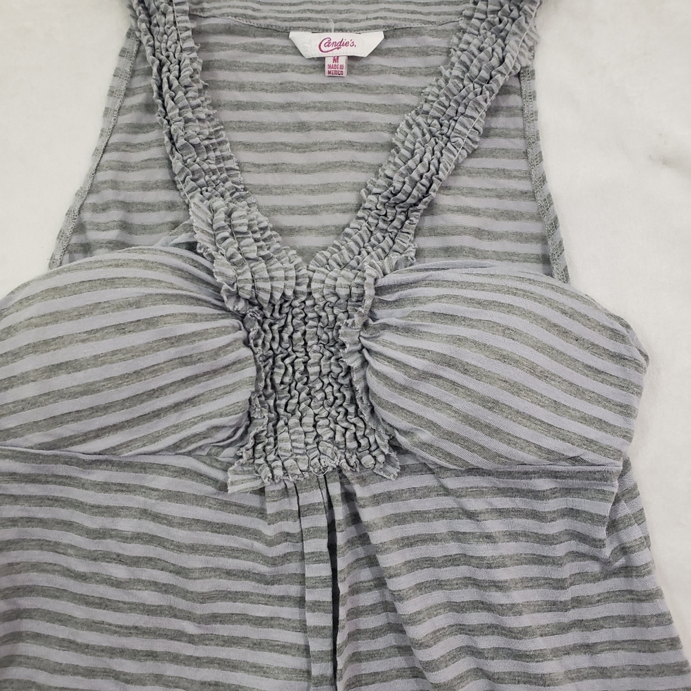 Candie's Striped Ruffles Top - Picture 5 of 6